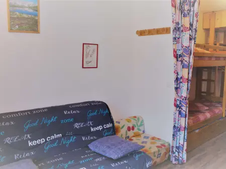 Studio calme pour 4 pers. à Risoul, proche pistes, animaux admis, parking gratuit - Photo 4