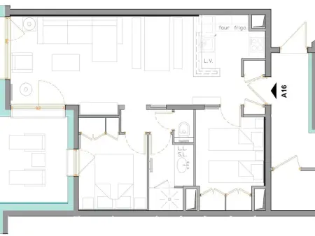 Bel appartement lumineux au cœur du centre, parking inclus - Photo 9
