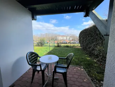 Studio central Cambo avec terrasse et parking, animaux acceptés - Photo 9
