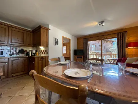 Appartement T3 au centre de Samoëns avec balcon, WIFI et parking - Photo 4