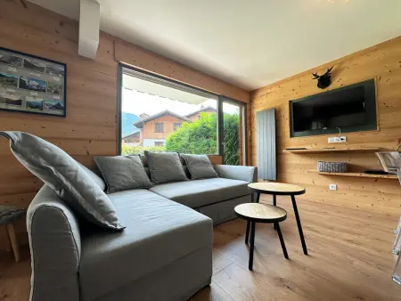 Cosy appartement avec jardin privé et WIFI à Samoëns - Photo 3