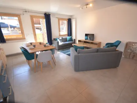 Appartement familial de luxe, centre station, 6 pers., 2 sdb, terrasse, parking, WIFI, linge inclus - Photo 7