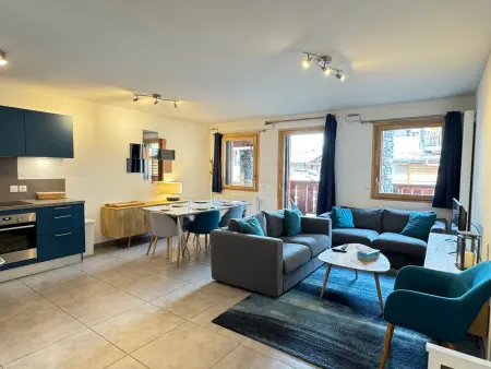 Appartement familial de luxe, centre station, 6 pers., 2 sdb, terrasse, parking, WIFI, linge inclus - Photo 14