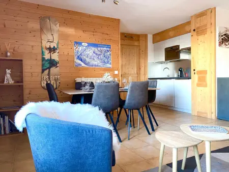 Appartement de charme au pied des pistes, centre des Gets, balcon et terrasse, 2 chambres, Wi-Fi gratuit - Photo 1