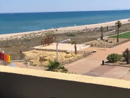 T2 Mezzanine 4 Pers, Vue Mer, Parking, Barcarès - Photo 12