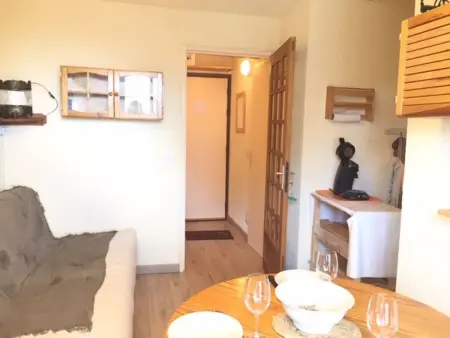 Studio cabine avec accès direct aux pistes, balcon, et piscine - 4 couchages, Risoul 1850 - Photo 13