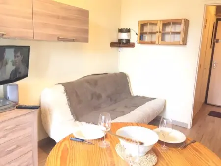 Studio cabine avec accès direct aux pistes, balcon, et piscine - 4 couchages, Risoul 1850 - Photo 14