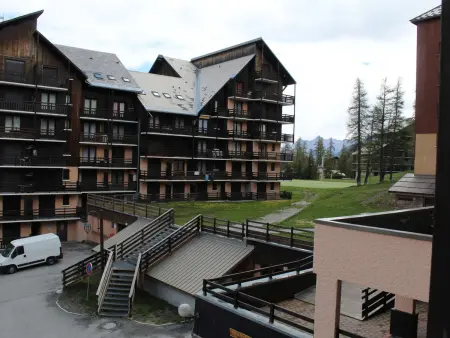 Studio cabine avec accès direct aux pistes, balcon, et piscine - 4 couchages, Risoul 1850 - Photo 16