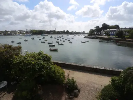 Combrit Sainte-Marine: T2 duplex rénové avec jardin privé et vue sur port - Photo 1