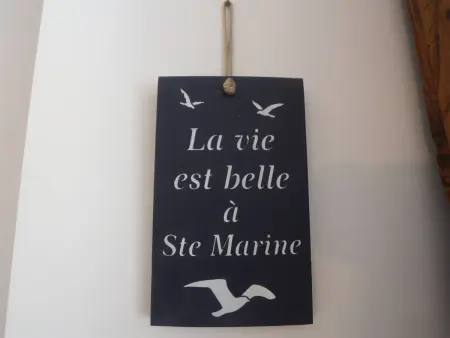 Combrit Sainte-Marine: T2 duplex rénové avec jardin privé et vue sur port - Photo 11