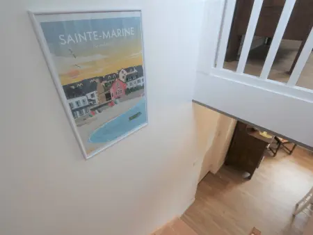 Combrit Sainte-Marine: T2 duplex rénové avec jardin privé et vue sur port - Photo 23