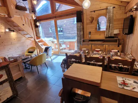 Chalet cosy au centre des Gets, 4-5 pers, balcon, garage - Photo 2