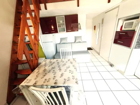 T2 mezzanine avec climatisation, piscine et parking proche plage - Photo 3