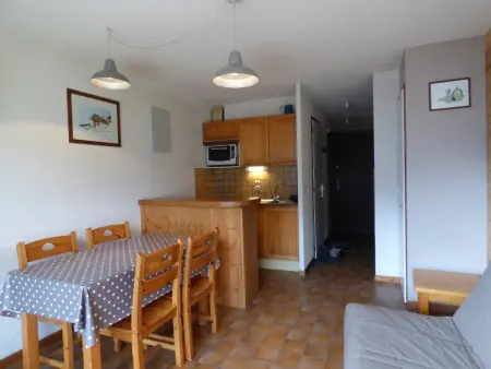 Studio cosy avec balcon, arrêt navette à 50m, Appartement 4 personnes à Le Grand Bornand - Photo 1