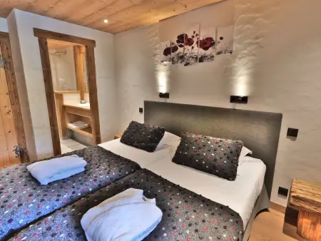 Superbe 5 pièces rénové avec sauna, hammam, jacuzzi, proche télécabines et village, idéal 12/14 pers. - Photo 14