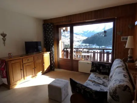 Studio + Cabine 27m² Sud - 4 pers, Grand Bornand, balcon, proche commerces et pistes - Photo 2