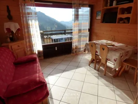 Studio rénové avec cabine - 26m² - 5 pers - Balcon exposé sud - Près skibus et remontées mécaniques - Photo 1