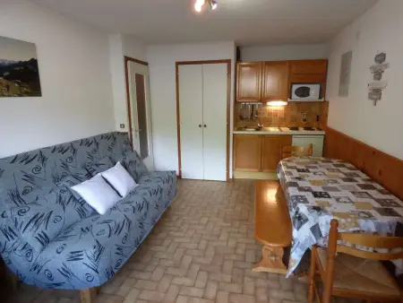 Appartement skis aux pieds, cosy 2 pièces, terrasse Sud/Est, 1er étage, idéal pour 4 personnes - Photo 1