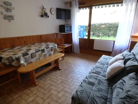 Appartement skis aux pieds, cosy 2 pièces, terrasse Sud/Est, 1er étage, idéal pour 4 personnes - Photo 3