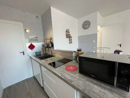 Appartement rénové à neuf, 4 couchages, balcon ensoleillé, parking privé, proche plage et commerces - Photo 7
