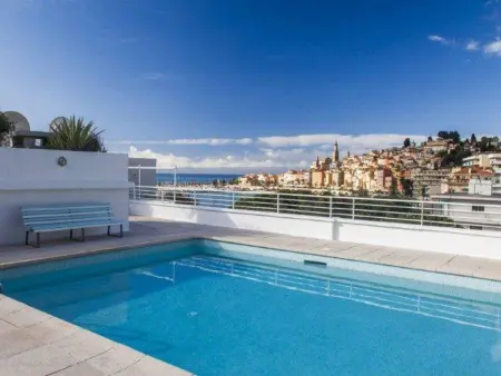 Superbe appartement climatisé avec grande terrasse et parking à Menton - Photo 12