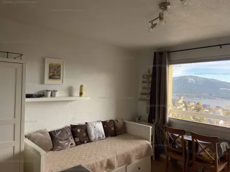 Studio cabine cosy avec balcon Sud, parking et WiFi aux Angles - Photo 1
