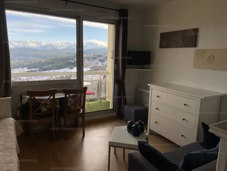 Studio cabine cosy avec balcon Sud, parking et WiFi aux Angles - Photo 3