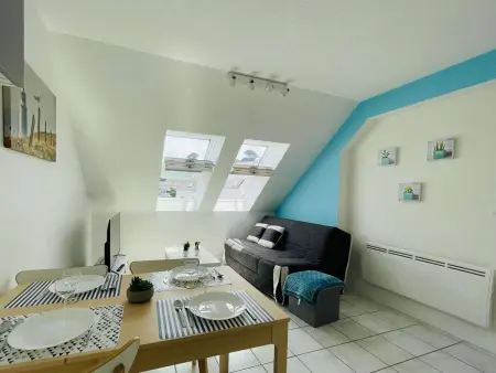 Appartement 3 étoiles à Perros-Guirec, plage de Trestraou, 2-4 pers, parking inclus, proche Thalasso - Photo 1