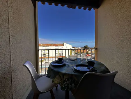 Appartement 2 pièces avec mezzanine, piscine et parking à Narbonne Plage - Photo 1