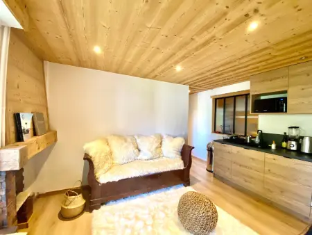 Appartement 3 Pièces à Megève, Balcon, Cheminée - Photo 1