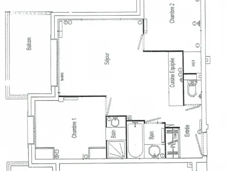Appartement T3 Les Saisies, 6 pers, Animaux admis - Photo 3