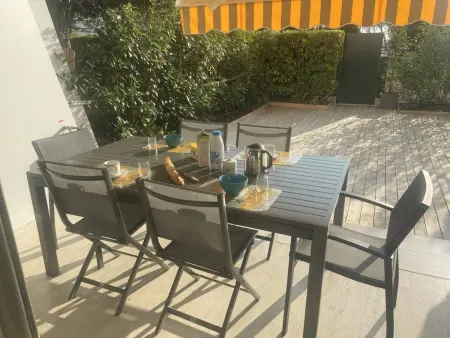 Appartement 3P en RDJ avec Jardin et Terrasse, à 5 min Plage et Restaurants, Parking Privé, Climatisé - Photo 14