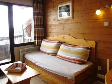 Studio cabine rénové avec balcon exposé Sud, à Avoriaz - Photo 3