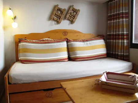 Studio cabine rénové avec balcon exposé Sud, à Avoriaz - Photo 5