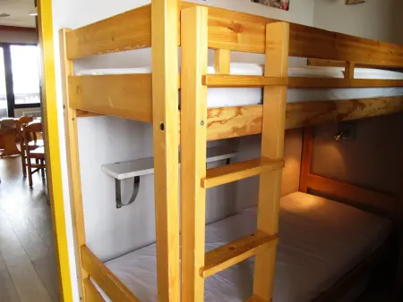 Studio cabine rénové avec balcon exposé Sud, à Avoriaz - Photo 8