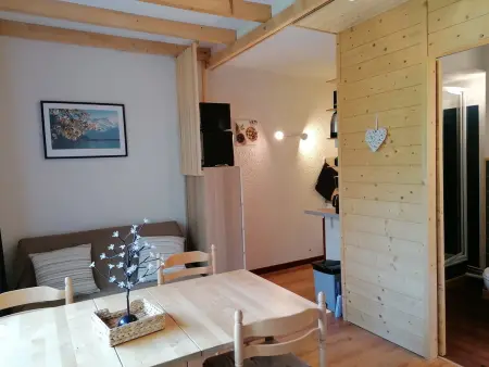 Studio mezzanine 4 pers, rénové, proche télécabine à Pra Loup - Photo 1