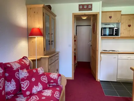 Studio cabine 4 pers avec balcon et internet à Avoriaz - Photo 3