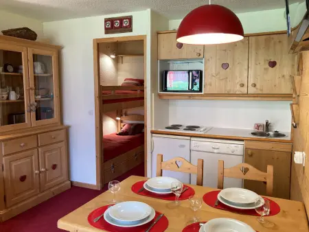 Studio cabine 4 pers avec balcon et internet à Avoriaz - Photo 4