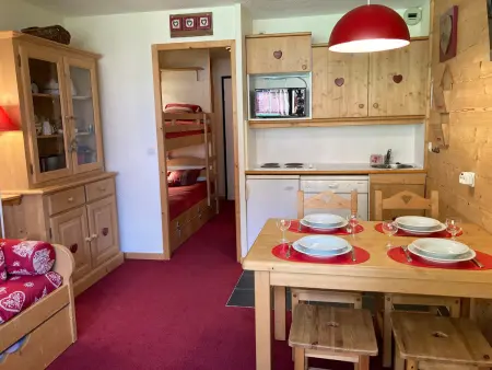 Studio cabine 4 pers avec balcon et internet à Avoriaz - Photo 8