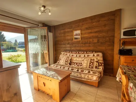 Charmant T3 avec terrasse et vue montagnes, 2 chambres à Morillon - Photo 1