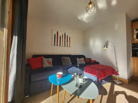 Charmant appartement 2 pièces avec terrasse et WIFI au centre de Samoëns - Photo 14