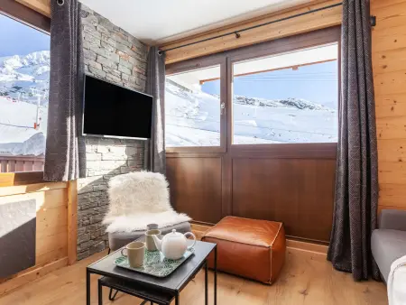 Appartement rénové 34m², 4 pers, 2 ch, au cœur de Val Thorens avec accès pistes et WIFI - Photo 1