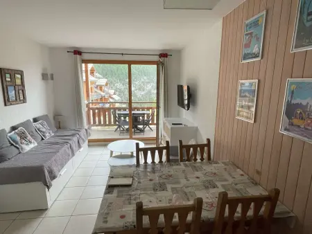 Appartement pour 6 pers. avec balcon et accès piscine aux Orres 1800 - Photo 1