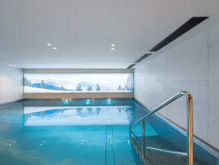Appartement avec Espace Bien-Être à Megève, Piscine, Salle de Sport et Parking Électrique - Photo 11