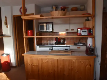 Appartement 3P sur pistes avec garage, 2 chambres, cuisine équipée - Photo 10