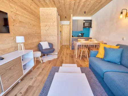 Studio rénové proche des pistes avec couchages pour 4 - Photo 1
