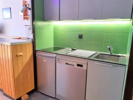 Studio cabine 6 pers à Piau-Engaly avec balcon et vue sur pistes - Photo 6
