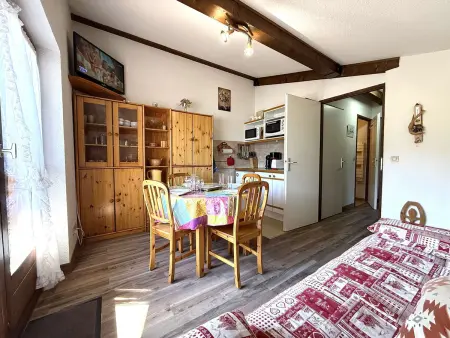 Appartement skis aux pieds avec balcon, parking et casier à ski à Praz-sur-Arly - Photo 1