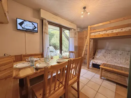 Appartement cosy à 500m du centre, 5 pers, terrasse, parking, casier à ski - Praz-sur-Arly - Photo 1