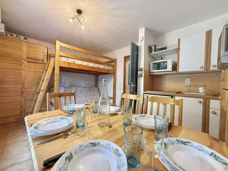 Appartement cosy à 500m du centre, 5 pers, terrasse, parking, casier à ski - Praz-sur-Arly - Photo 2